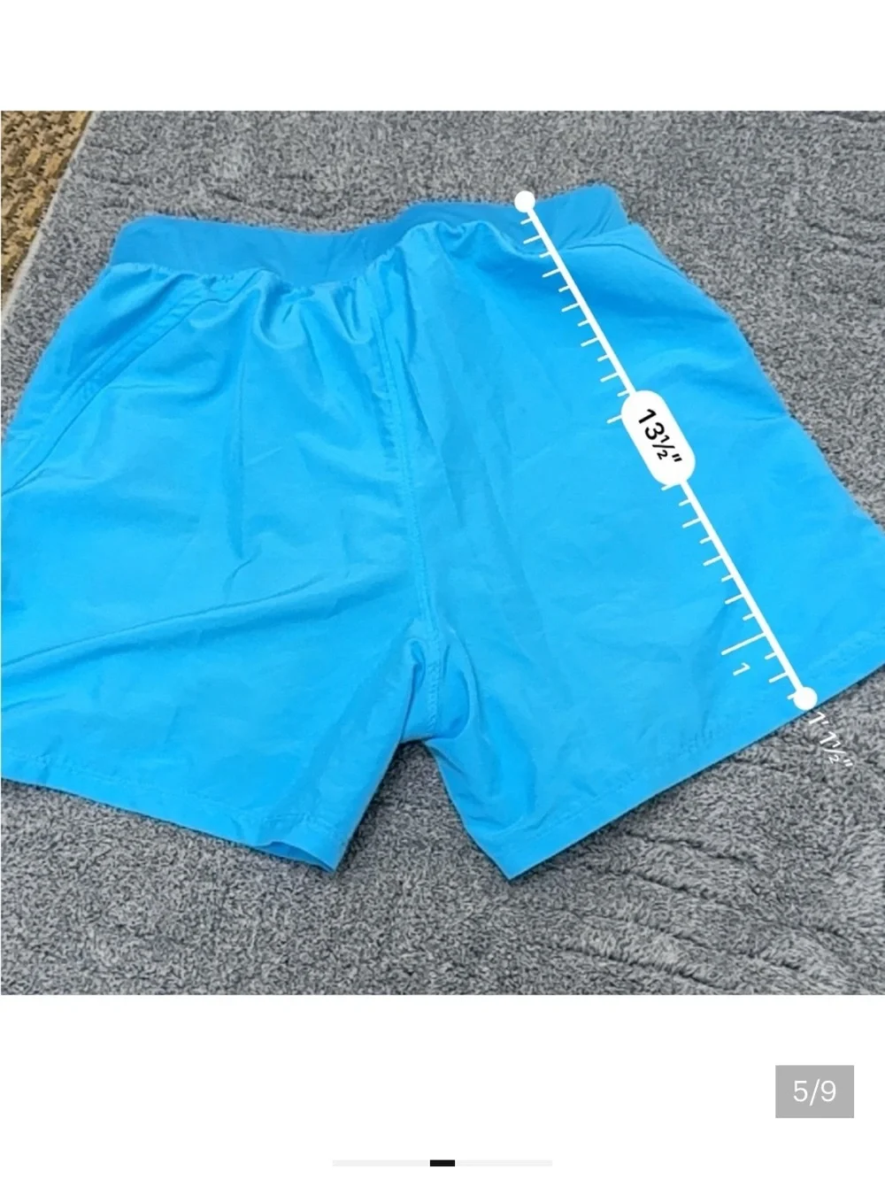 3/$25 ✨ Under Armour Men’s Tech 7” SpeedPocket Lined Shorts Blue Small
